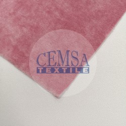 Velour Fabric 65% Bamboo 15% Cot 20% Pes | Pink 1-1363