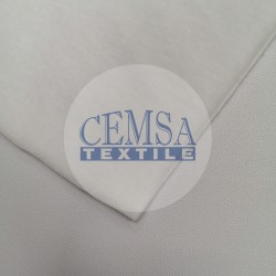 Velour Fabric 65% Bamboo 15% Cot 20% Pes | White 1-1348