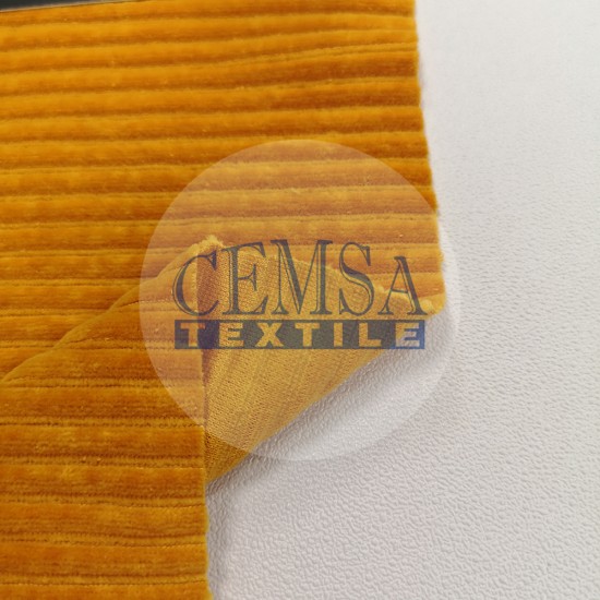 Velvet Velour Fabric 80% Cot 15% Pes 5% Ea | 1-1354/4 Cemsa Textile