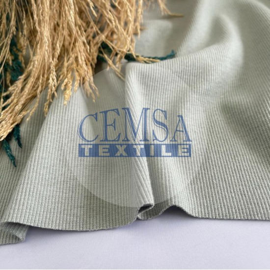2x2 Kashkorse Fabric | 94% Cot 6% Ea | Soft Green Cemsa Textile