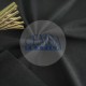 1*1 Rib Fabric Soft Brushed 48% Cot 48% Pes 4% Ea | Black Cemsa Textile