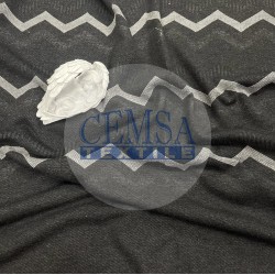 Knitted Jacquard Fabric 60% Pes 20% Cot 20% Vsc | 4221-05