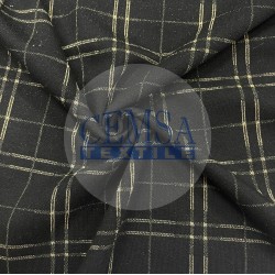 Knitted Jacquard Fabric 55% Pes 25% Vsc 15% Lurex | 5337-01A