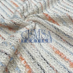 Knitted Jacquard Fabric 40% Cot 20% Pes 35% Acr 5% Lurex | 2337-30