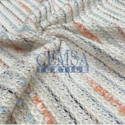 Knitted Jacquard Fabric 40% Cot 20% Pes 35% Acr 5% Lurex | 2337-30