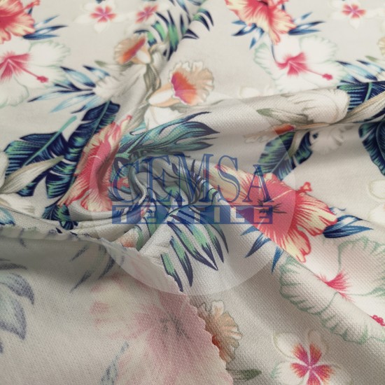Pique Fabric 95% Cotton 5% Ea | 85383_V1 Cemsa Textile