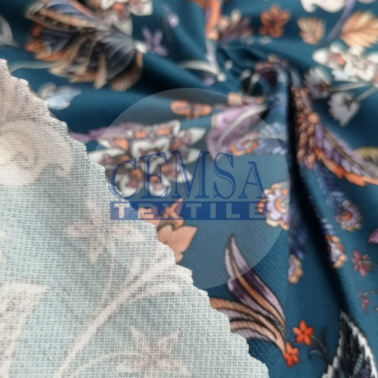 Pique Fabric 95% Cotton 5% Ea | 85387_V1