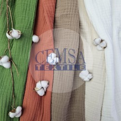 Multy (3x) Muslin 100% Cotton | Terracotta