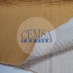 Multy (4x) Muslin 100% Cotton | Mustard-Natural-2