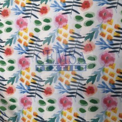 Printed Muslin | 100% Cotton | Watercolor 