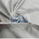 Crinkle Double Gauze 100% Cotton | LIGHT GREY | 2C13 Cemsa Textile