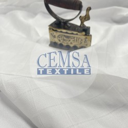 Muslin 70% Bamboo 30% Cotton | White