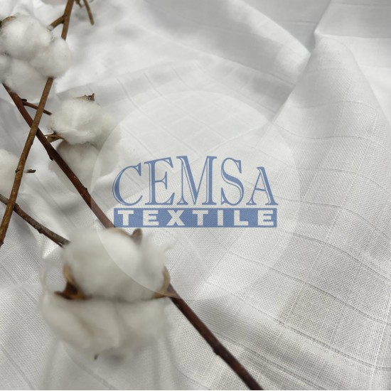 Muslin 100% Cotton | White Cemsa Textile