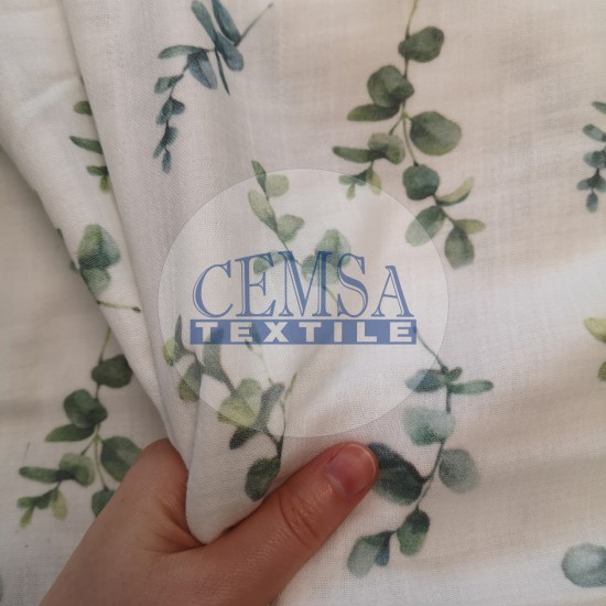 Printed Crinkle Muslin | 100% Cotton | MPO Cemsa Textile