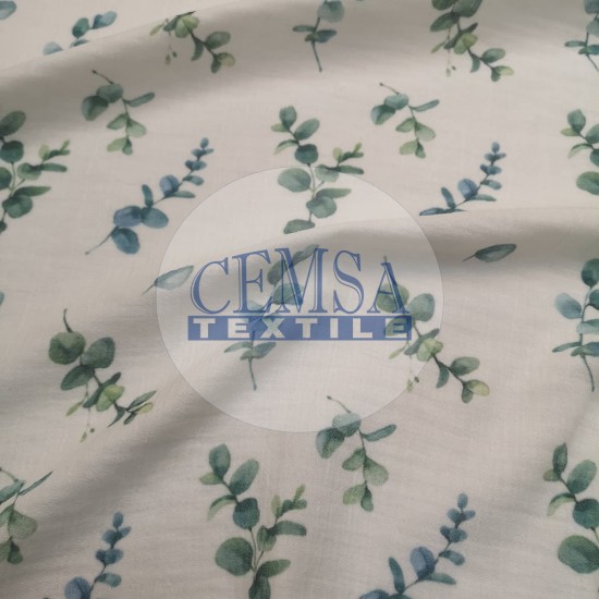 Printed Crinkle Muslin | 100% Cotton | MPO Cemsa Textile
