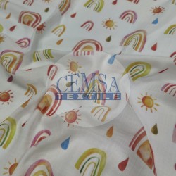 Printed Crinkle Muslin | 100% Cotton | MPR