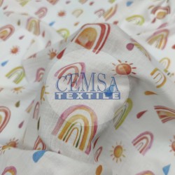 Printed Crinkle Muslin | 100% Cotton | MPR