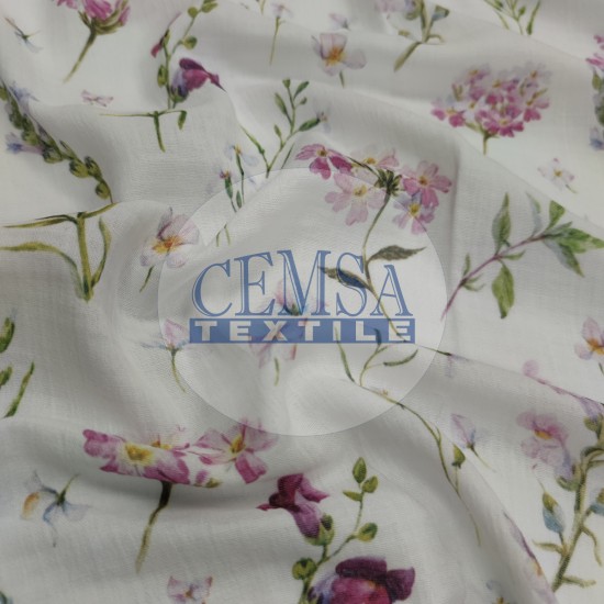 Printed Crinkle Muslin | 100% Cotton | MPFF Cemsa Textile