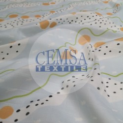 Printed Muslin | 100% Cotton | Wave