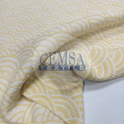 Jacquard Multi Muslin | 100% Cotton | Yellow Sunrise Jacquard Multi Muslin | 100% Cotton | Yellow Sunrise