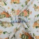 Printed Crinkle Muslin | 100% Cotton | Pumpkin Cemsa Textile