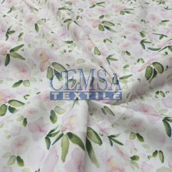 Printed Muslin | 100% Cotton | Soft Flowers Printed Muslin | 100% Cotton | Soft Flowers