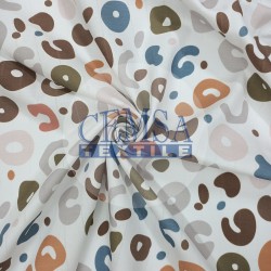 Printed Muslin | 100% Cotton | Colorful Tracks