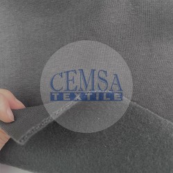 Three Thread Fleece *Brushed 65% Cot 35% Pes | Dark Grey Three Thread Fleece *Brushed 65% Cot 35% Pes | Dark Grey