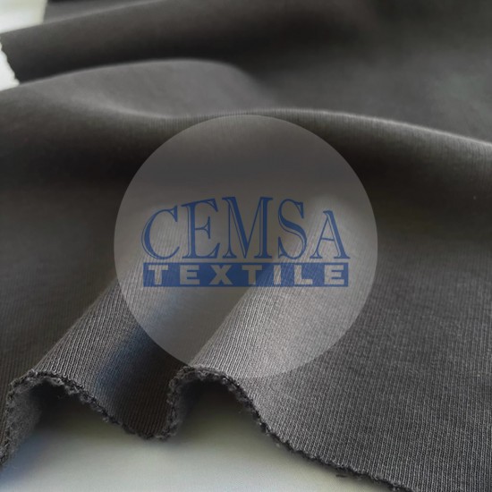 Three Thread Fleece *Brushed 65% Cot 35% Pes | Dark Grey Cemsa Textile