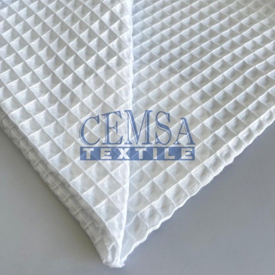 Woven Waffle 100% Cotton | 12 mm | BW-01 Cemsa Textile