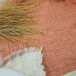 Padded (Quilted) Double-Sided Coral Muslin Blanket - Double Size | 230 x 240 cm