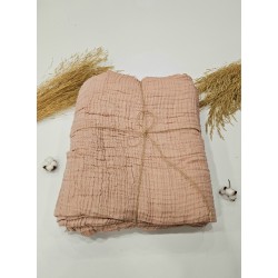 4-Layer Double-Sided Rose Muslin Blanket - Double Size | 230 x 240 cm