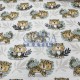 Printed Knitted Waffle 100% Cotton | Leo Cat Cemsa Textile
