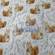 Printed Knitted Waffle 100% Cotton | Squirrel Cemsa Textile
