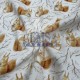 Printed Knitted Waffle 100% Cotton | Squirrel Cemsa Textile