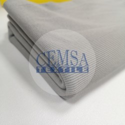 Rib Fabric | 95% Cot 5% Ea | Grey