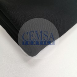 Rib Fabric | 95% Cot 5% Ea | Black