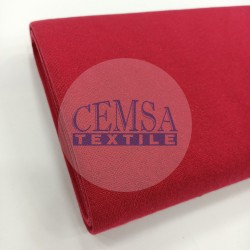 Rib Fabric | 100% Cotton |Glitter Red