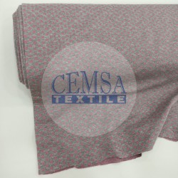 Rib Fabric | 100% Cotton | Pink Dotted