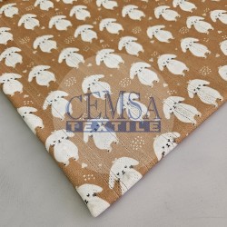 Printed Pointelle Rib / Transfer Rib Fabric 100% Cotton | Design 4 Printed Pointelle Rib / Transfer Rib Fabric 100% Cotton | Design 4