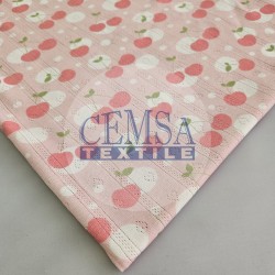 Printed Pointelle Rib / Transfer Rib Fabric 100% Cotton | Design 5 Printed Pointelle Rib / Transfer Rib Fabric 100% Cotton | Design 5