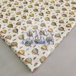 Printed Pointelle Rib / Transfer Rib Fabric 100% Cotton | Design 6 Printed Pointelle Rib / Transfer Rib Fabric 100% Cotton | Design 6