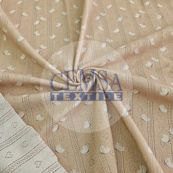 Printed Pointelle Rib / Transfer Rib Fabric 100% Cotton | 93317_V1 Printed Pointelle Rib / Transfer Rib Fabric 100% Cotton | 93317_V1