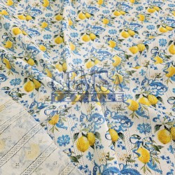 Printed Pointelle Rib / Transfer Rib Fabric 100% Cotton | Design 15 Printed Pointelle Rib / Transfer Rib Fabric 100% Cotton | Design 15