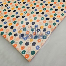 Printed Pointelle Rib / Transfer Rib Fabric 100% Cotton | Design 17 Printed Pointelle Rib / Transfer Rib Fabric 100% Cotton | Design 17