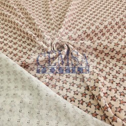 Printed Pointelle Rib / Transfer Rib Fabric 100% Cotton | 93323_V1 Printed Pointelle Rib / Transfer Rib Fabric 100% Cotton | 93323_V1