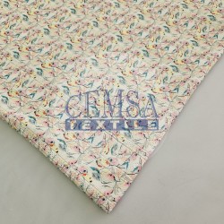 Printed Pointelle Rib / Transfer Rib Fabric 100% Cotton | 93322_V3 Printed Pointelle Rib / Transfer Rib Fabric 100% Cotton | 93322_V3