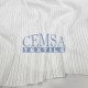 Optic White Pointelle Rib / Transfer Rib Fabric 100% Cotton | Model-11 Cemsa Textile