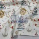 Printed Kashkorse Fabric | 94% Cot 6% Ea | Boat Cemsa Textile