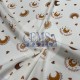 Printed Kashkorse Fabric | 94% Cot 6% Ea | Moon Cemsa Textile